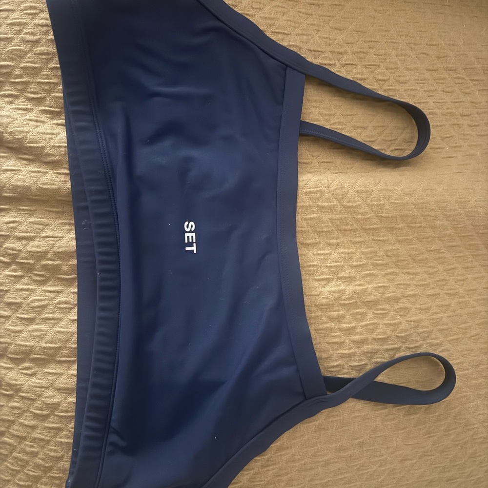 SET Active Navy Sports Bra